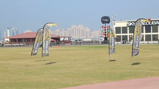 Dubai skydive Emirados Árabes Unidos — Vídeo de Stock