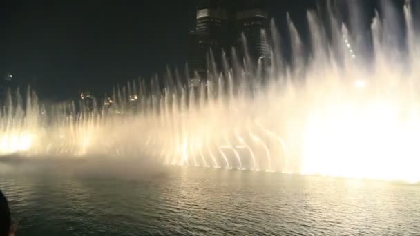 Burj Khalifa Fountain Show 6 — Vídeo de Stock