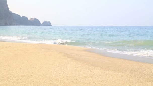 クレオパトラのビーチと地中海 — ストック動画