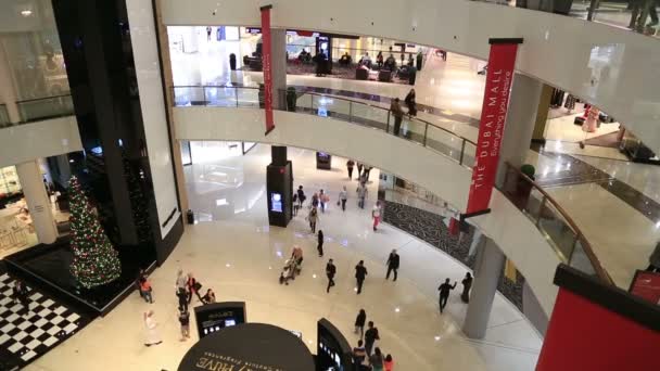 迪拜购物中心 2-1 — 图库视频影像