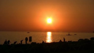 Sunset beach olay yerinde Alanya Antalya Türkiye