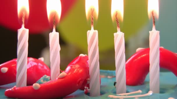 Birthday candle — Stock Video