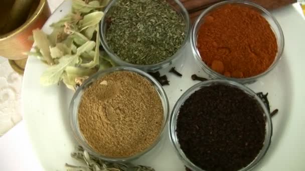 Herbal and Spice — Stock videók