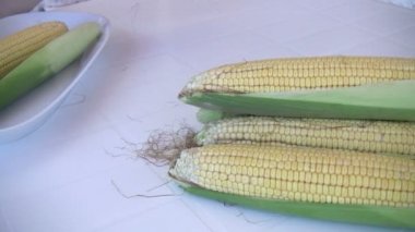 Peeling Corncobs