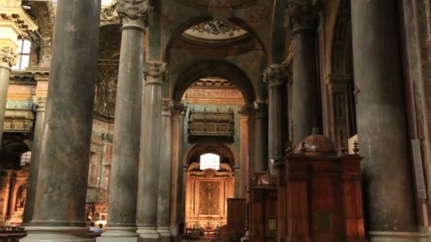 Iglesia barroca de San Giuseppe dei Teatini — Vídeos de Stock