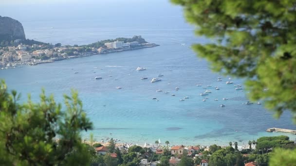 Vista aérea de la hermosa playa 2 — Vídeos de Stock