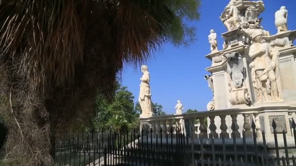 Monumento Filippo V 4 — Stok video