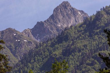 Arkhyz 'in resimli dağ manzarası