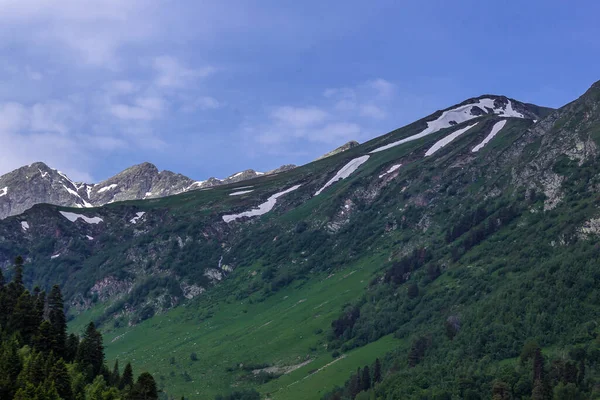 Arkhyz Resimli Dağ Manzarası — Stok fotoğraf