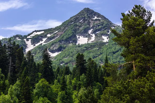 Det Pittoreske Fjellandskapet Arkhyz – stockfoto