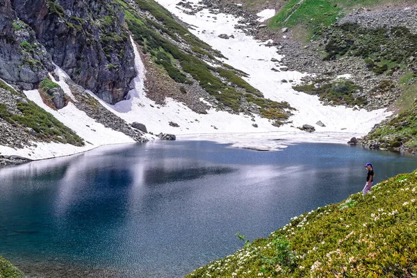 Lago Montaña Arkhyz — Foto de Stock