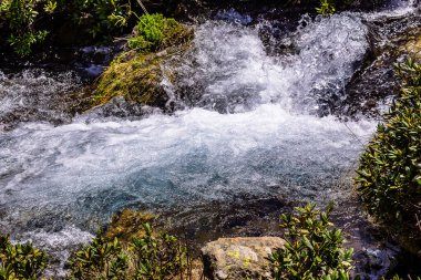 Arkhyz 'in nehir manzarası