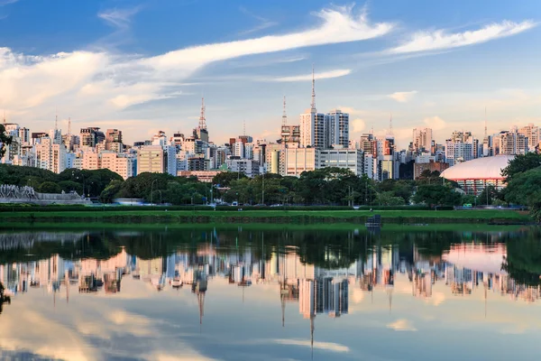 Park Skyline - Sao Paulo - Brazilië — Stockfoto