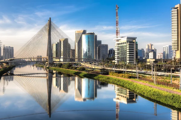 Puente Estaiada en Sao Paulo Fotos De Stock