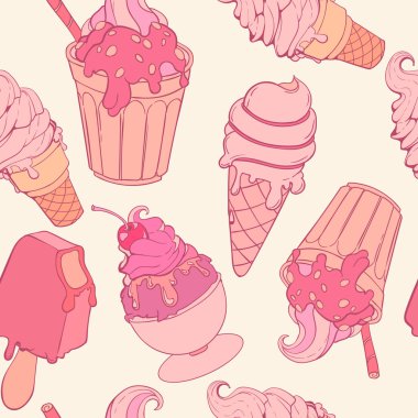 Arka plan ile dondurma, Ideal kumaş ve kağıt veya hurda rezervasyon üzerine basım için.