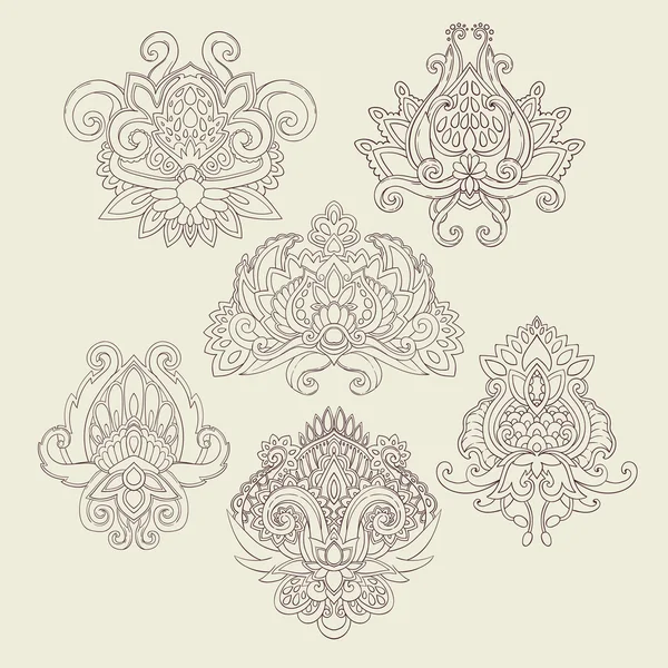 Calligraphic design elements, vintage decorative victorian age style logo — Stock Vector