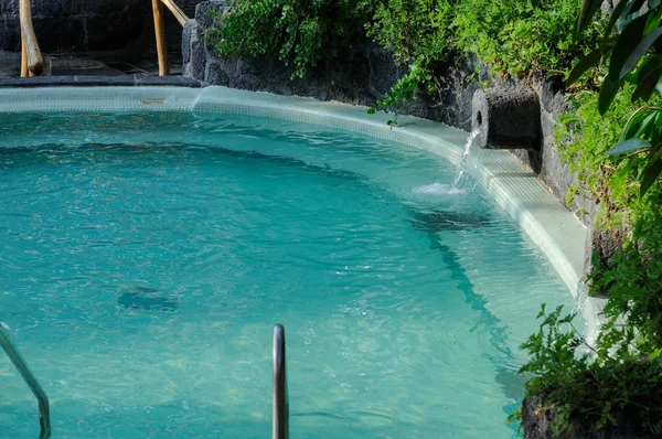 Hot spring pool in Italy outdoors