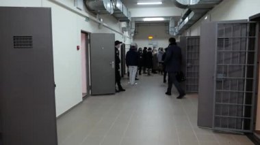 VINNYTSYA, UKRAINE - 5 Kasım 2020: akıl hastanesi. Adli Psikiyatrik İnceleme Bölümü 'nün güvenlik bloğu. Psikiyatri hastanesi. Cezaevi.
