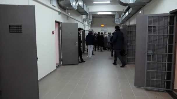 Vinnytsya Ucrania Noviembre 2020 Hospital Mental Bloqueo Seguridad Del Departamento — Vídeo de stock