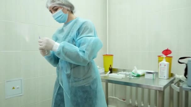 Vinnytsya Ukrajina Března 2021 Očkování Indickou Vakcínou Astrazeneca Covishield Imunizace — Stock video