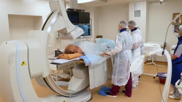 Kyiv Ucraina Giugno 2021 Tecnologia Moderna Nella Diagnosi Malattie Cardiache — Video Stock