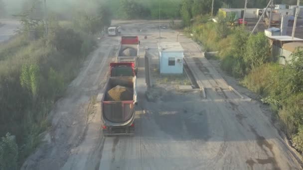 Gnivan Ukraine July 2021 Open Cast Mine Mining Industry Stone — Stock Video