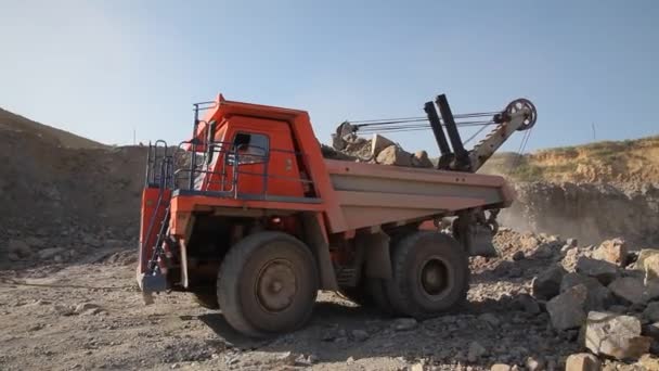 Mío Reparto Abierto Industria Minera Cantera Piedra Cantera Para Extracción — Vídeo de stock