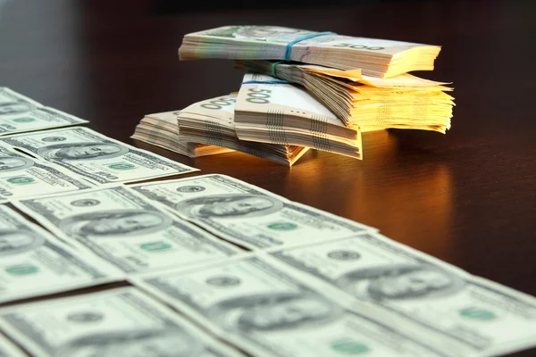 American dollars. Bribe - Stock Image — Stok fotoğraf