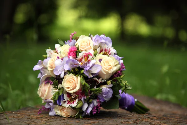 Wedding bridal bouquet - Stock Image