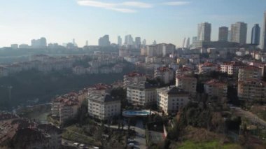 Istanbul, Türkiye - Şubat 2016: Istanbul, Türkiye - stok görüntüleri Modern manzarası
