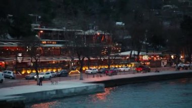 Istanbul, Türkiye - Şubat 2016: istanbul - stok görüntüleri gece