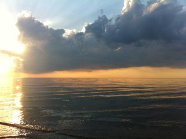Indiana Dunes Ulusal Lakeshore - Fırtınada Işık
