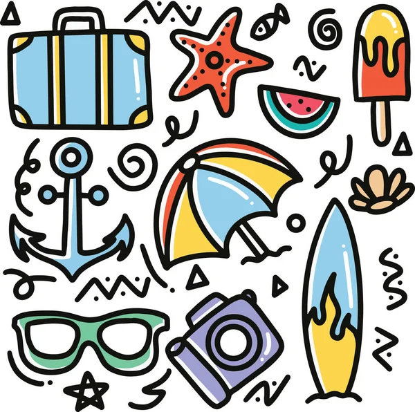 El çizimi plaj karalaması