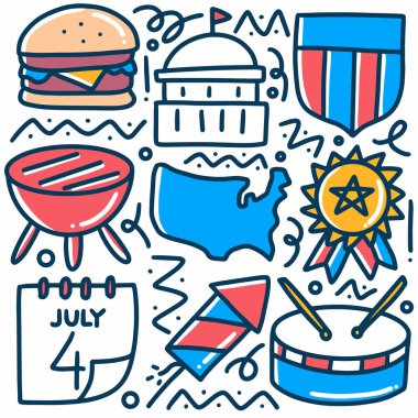 El çizimi ulusal karalama seti