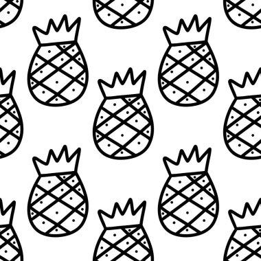 Bir dizi meyve eli çizimi.