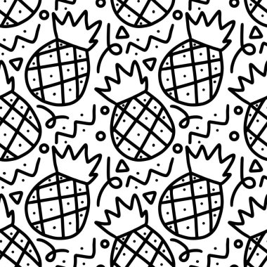 Ananas karalaması deseni