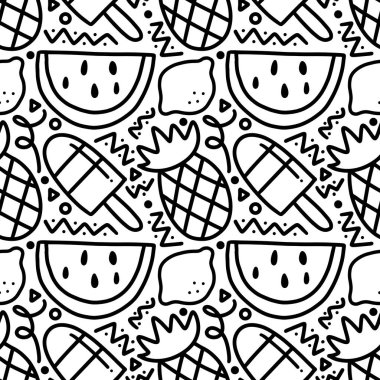 el çizimi meyveli bayramın karalama şekli