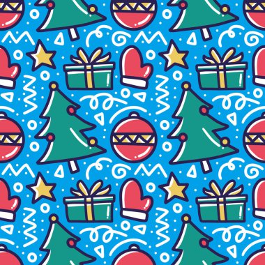 Noel günü el çiziminin kalıbı