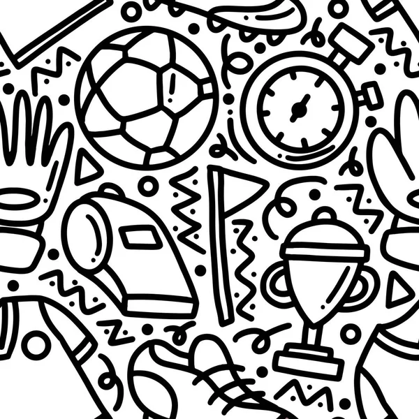 Karalama set futbol el çizimi