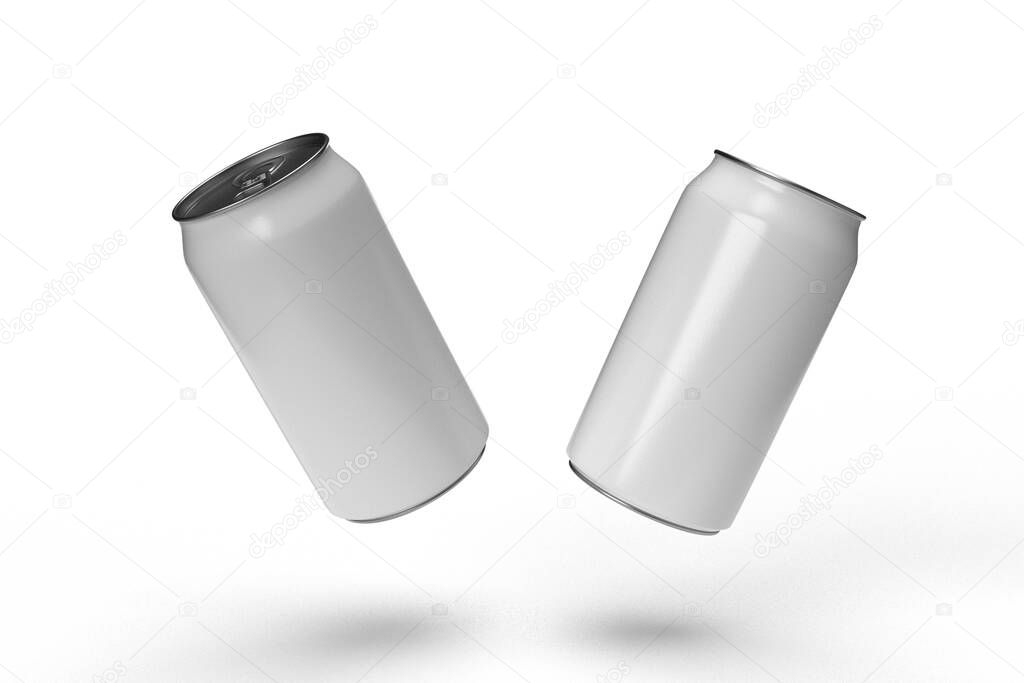 mockup of a soda cans