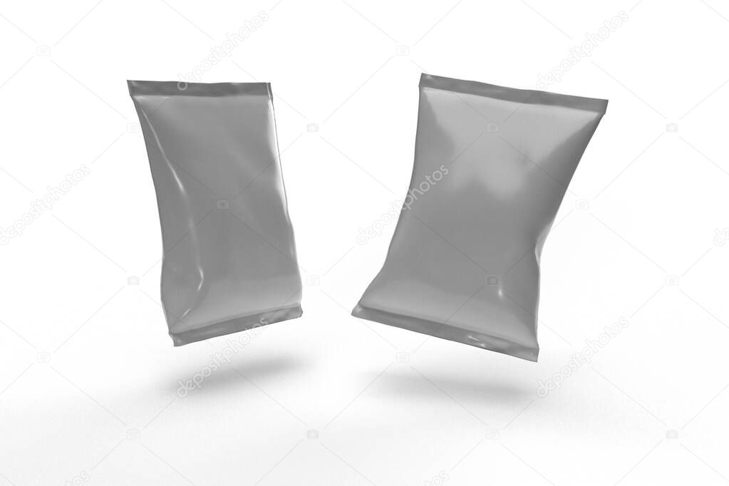 mockup of two pack a snack packaging