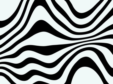 beautiful abstract paint and zebra pattern in black and white