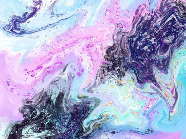 güzel ve renkli soyut boya