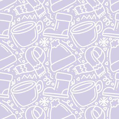 El çizimi kış sezonu karalaması