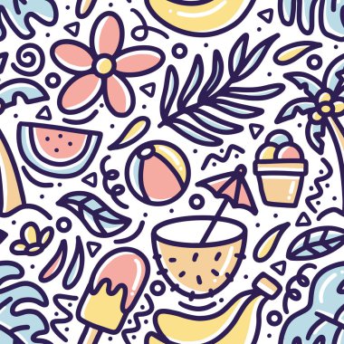 El çizimi karalamalar. Yazı sahilde geçir.