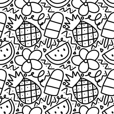 Yaz elementlerinin kusursuz karalamaları.