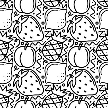 Sulu yaz meyvelerinin kusursuz karalamaları