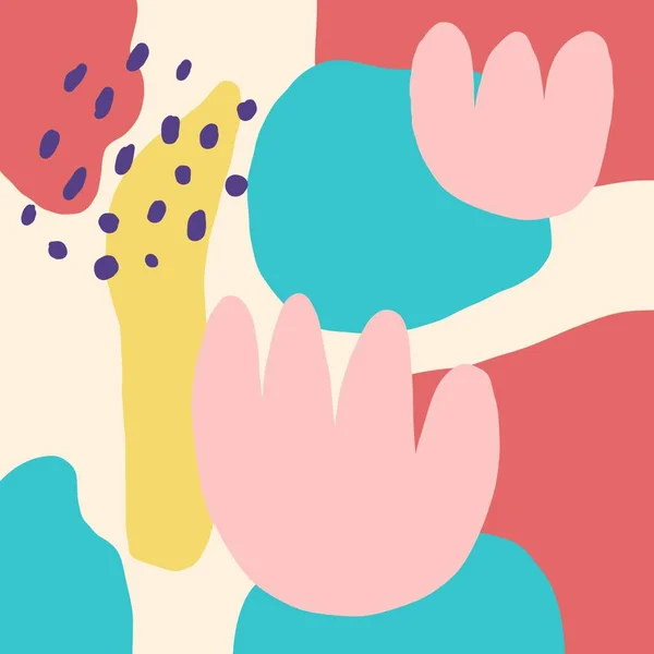 Çağdaş çiçek seamless modeli