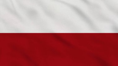Polonya Dalgalı Kumaş Bayrağı. Polonya Bayrağı. Polonya Bayrağı. Avrupa Bayrakları. Kutlama. Vatanseverler. Arkaplan Kumaşı.