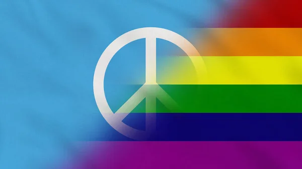 LGBT Özgürlük Dalgalı Kumaş Bayrağı. Liberty LGBT bayrağı. Gay Özgürlük Bayrağı Lezbiyeni. Biseksüel ve Transseksüel Kutlama. Arkaplan Kumaşı.
